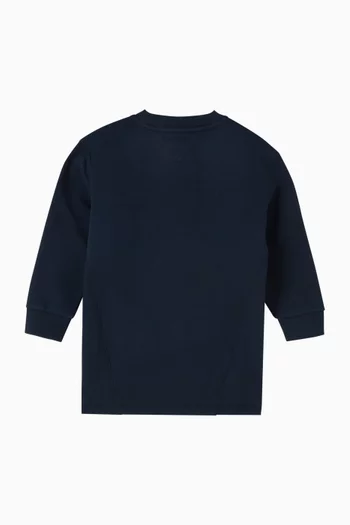 Logo-print Sweatshirt Dress