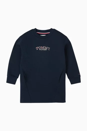 Logo-print Sweatshirt Dress