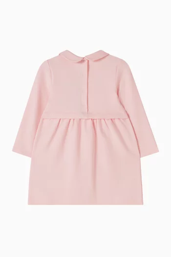 فستان بشعار الماركة قطن تيري