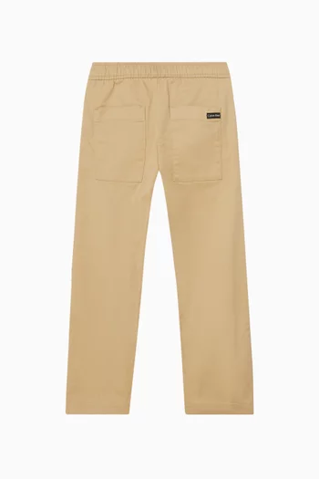 Straight-fit Pants in Cotton