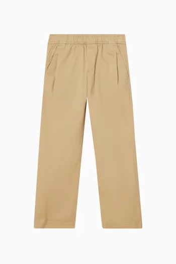 Straight-fit Pants in Cotton