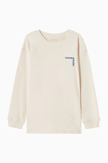 Logo Sweatshirt in Cotton-terry