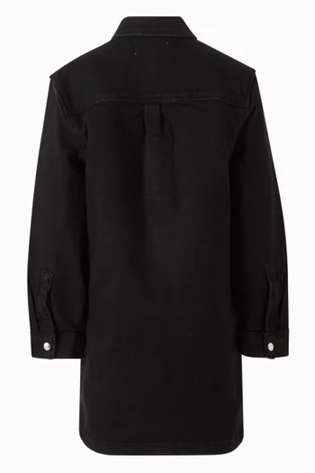 فستان مريح دينم باهت 