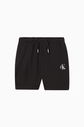 Logo Shorts in Organic Cotton Terry