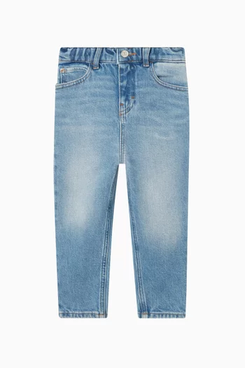 Straight-cut Jeans in Denim