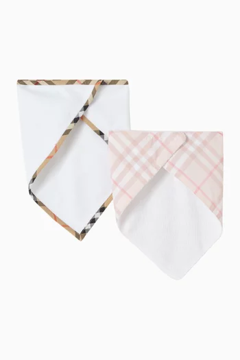 Check Bibs, Set of 2