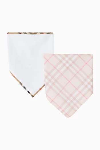 Check Bibs, Set of 2