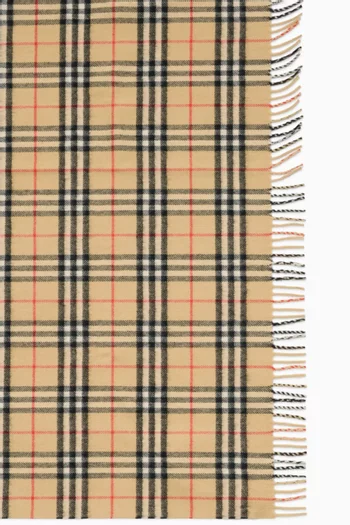 Vintage Check Blanket in Cotton