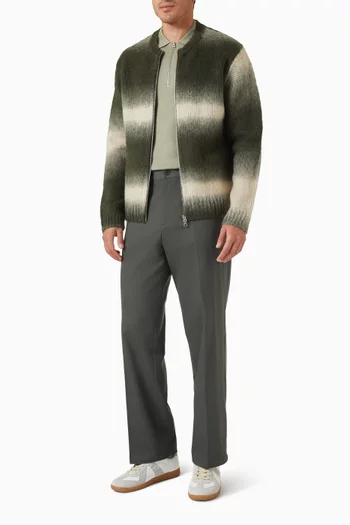 كارديغان صفابيو بسحّاب نسيج