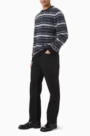 بنطال جينز إيدي دينم بقصة ساق مستقيمة