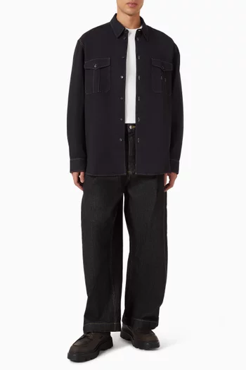 Louro Shirt in Cotton & Linen Twill