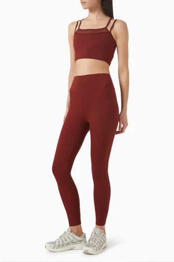 بلوزة كوبر قصيرة بنمط حمالة صدر