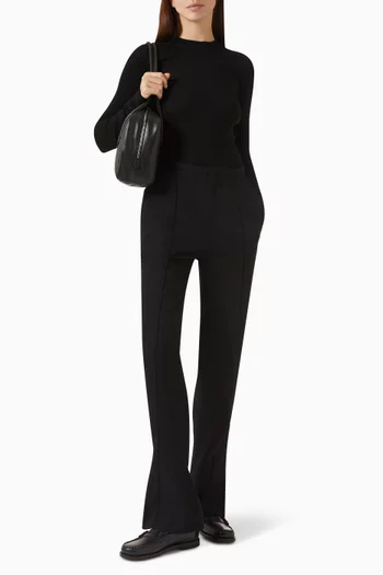 Cora Slim-fit Pants in Organic Wool