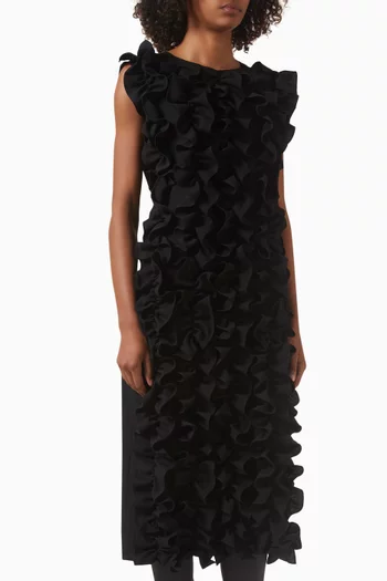 فستان ستراتا بكشكش