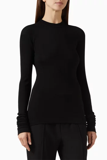 Long-sleeved Top in Merino Wool