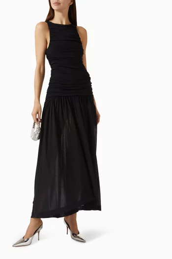 Evidente Maxi Dress in Crepe