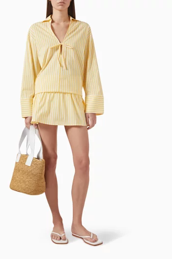 تنورة برينلي مزيج قطن