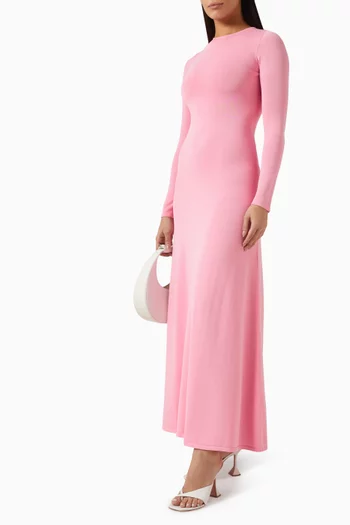 فستان دورا طويل مزيج فيسكوز