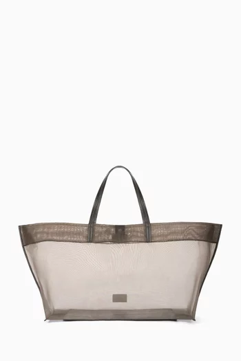 حقيبة يد كريستوس كبيرة قماش شبكي