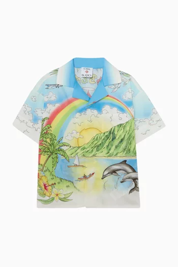 Aloha Short-sleeve Shirt in Cotton