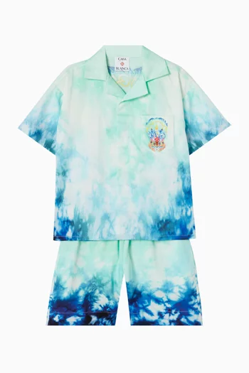 Surf Lotus Shorts in Cotton