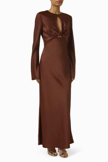 Molly Dress in Satin