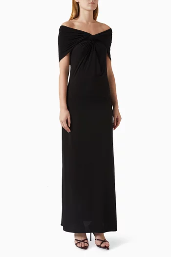 فستان كريسيل بأكتاف مكشوفة