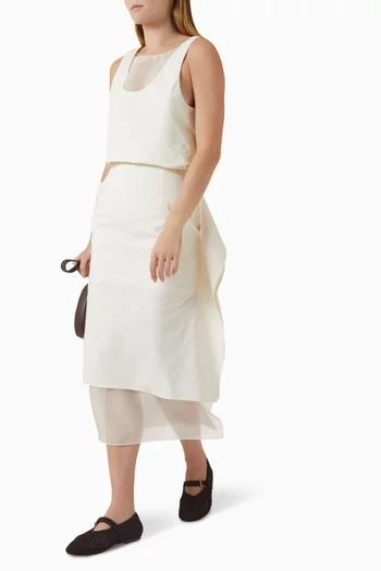 تنورة ليلاك بدرابيه مزيج كوبرا ورايون