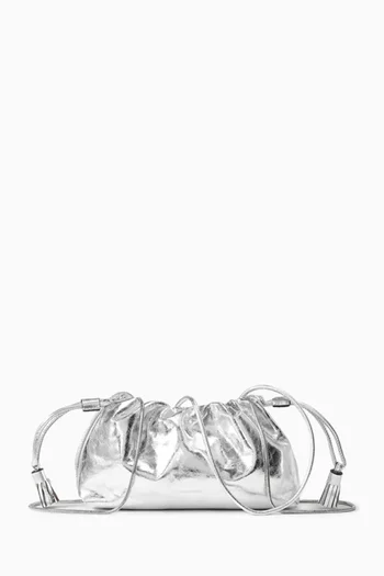 Small Stash Bag in Metallic Leather