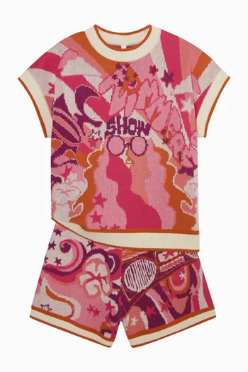 بلوزة بيشنس منسوجة من مزيج القطن