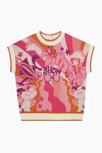 بلوزة بيشنس منسوجة من مزيج القطن