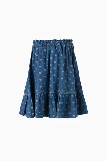 Awaken Kids Skirt in Denim