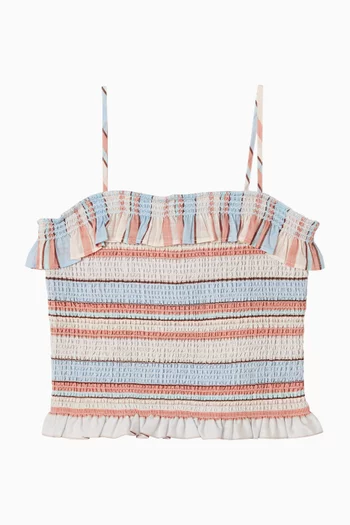 بلوزة دايلايت بكشكش قطن