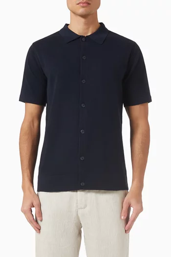 Knitted Shirt in Cotton