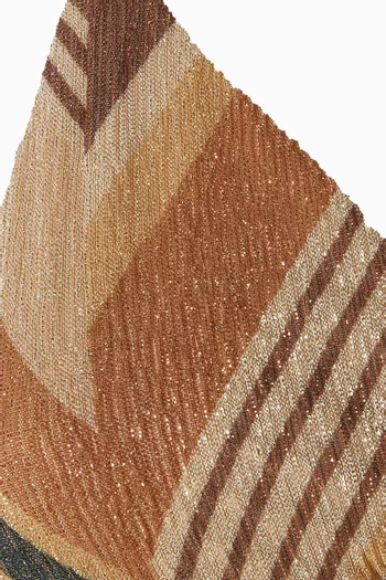 Winona Triangle Bikini Top in Lurex