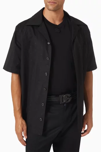 حزام مجدول بشعار DG جلد