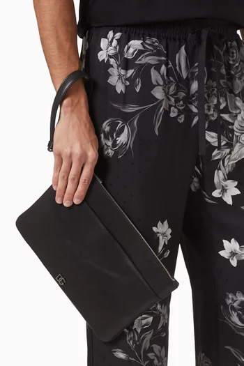 حقيبة صغيرة للسفر بشعار DG جلد تيمبستا