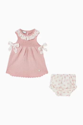 Mimosa Lace-trim Dress