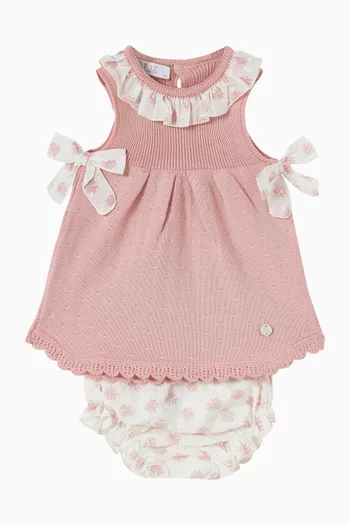 Mimosa Lace-trim Dress