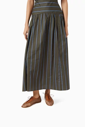 سنيكرز كيت بكعب مسطح وأربطة جلد مجدول