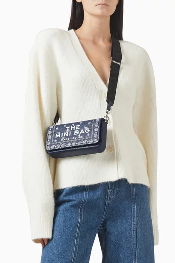 حقيبة كروس ميني جلد