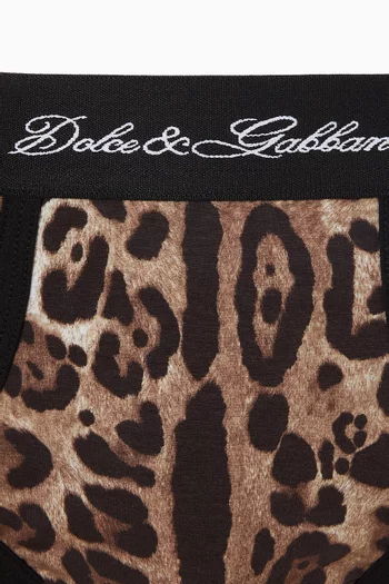 Leopard-print Briefs
