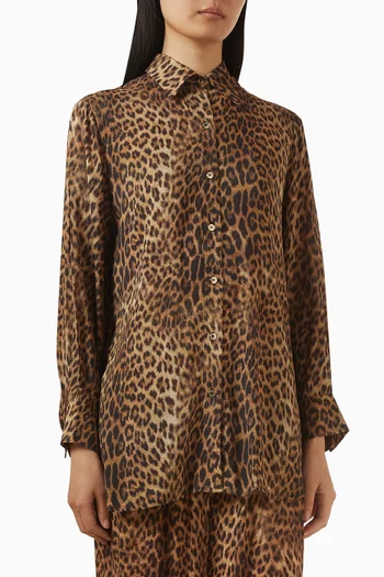 Paige Cheetah-print Shirt