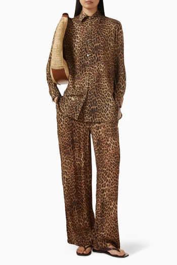 Olivia Cheetah-print Pants