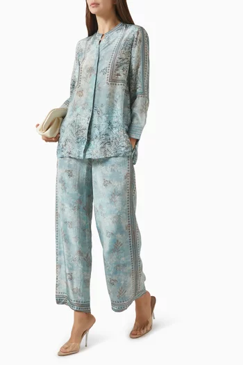 طقم متناسق بنقشة