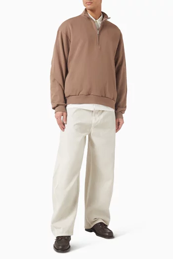 سويت شيرت بسحّاب قصير