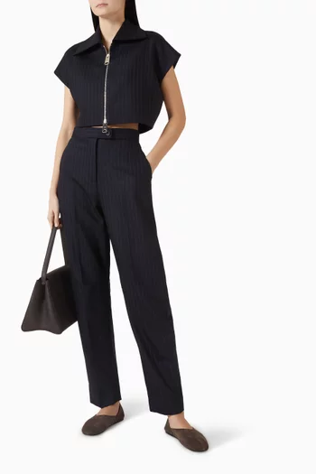 بنطال جود حرير وصوف فاي