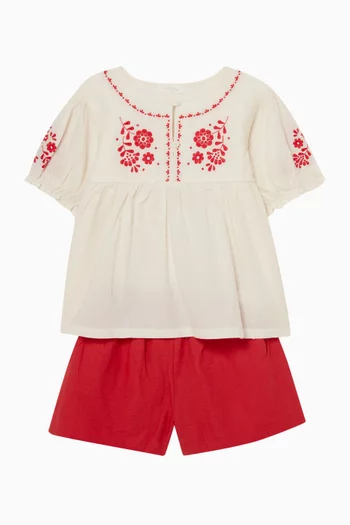 Festive Embroidered Set