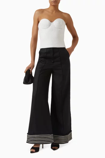 Morenita Top in Linen