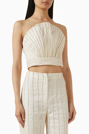 Copa Cabana Rope Top in Linen